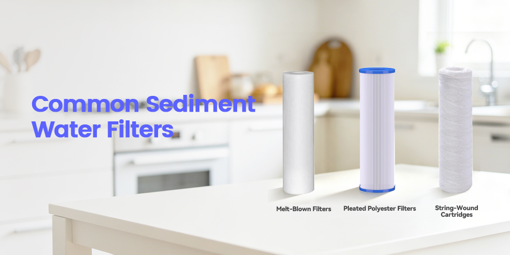 common sediment water filters