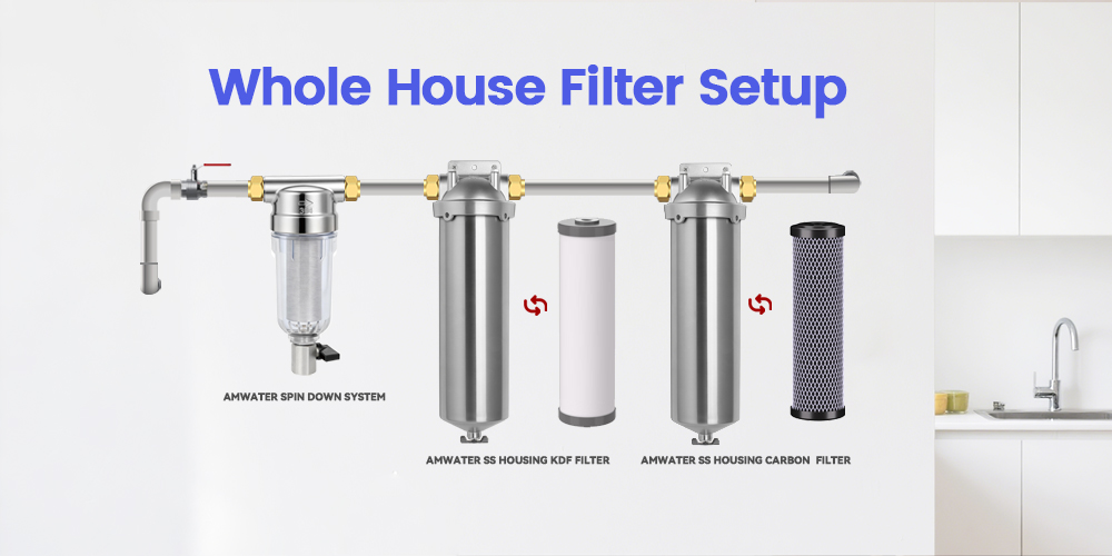 whole house filter setup