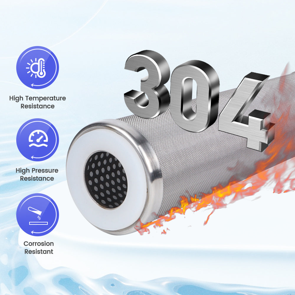 Amwater wire mesh sediment filter with features temperature resistance, high pressure resistance, and corrosion resistant.