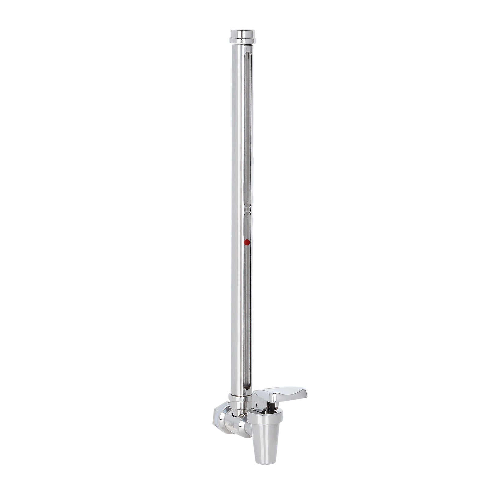 Amwater sight glass spigot for gravity-fed filter on a white background