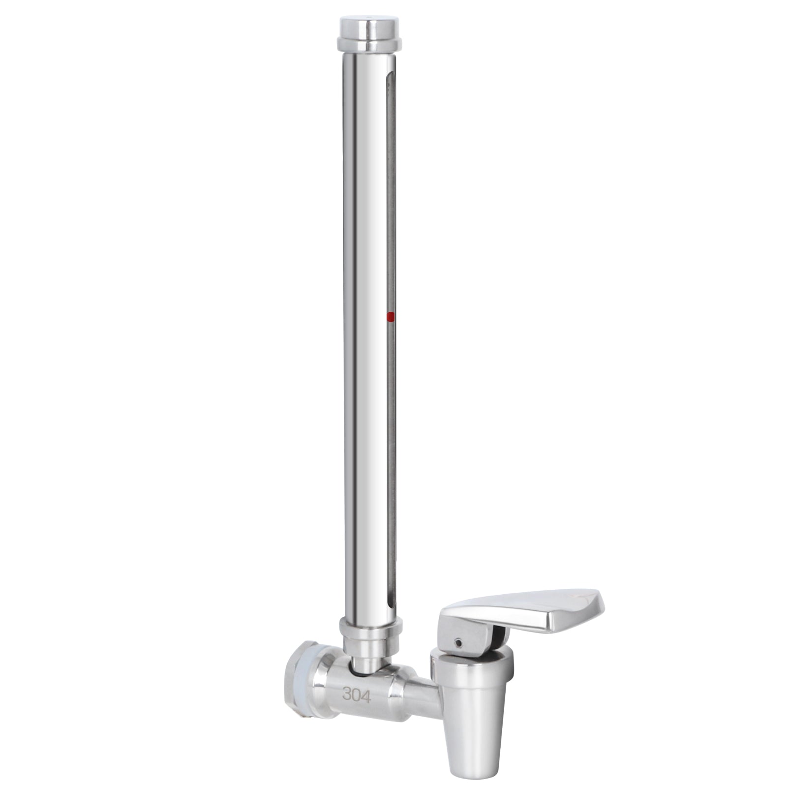 Amwater sight glass spigot for gravity-fed filter on a white background