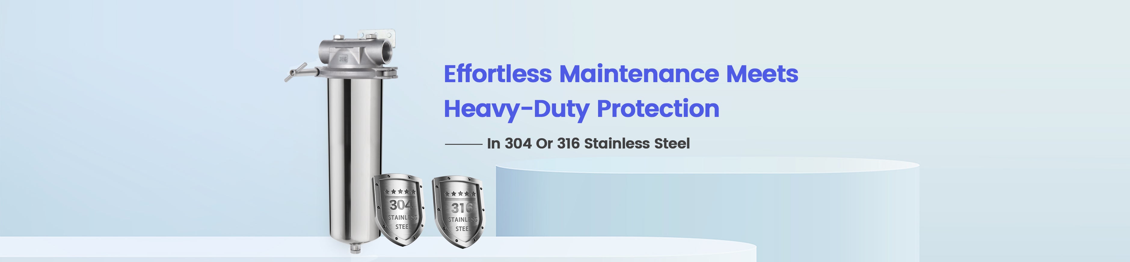 Clamp style housings, featuring 304 and 316 materials