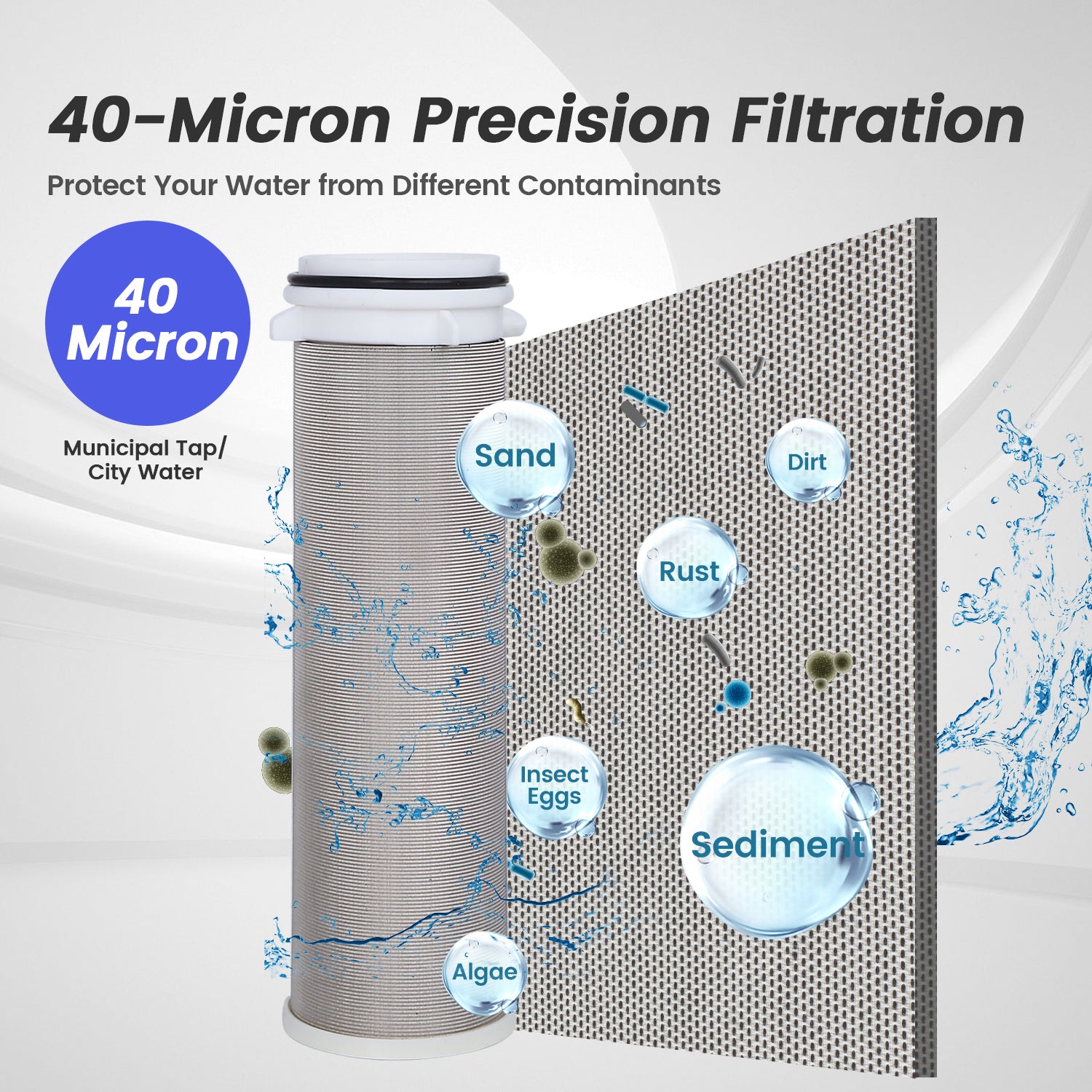 40 Micron Spin Down Filter
