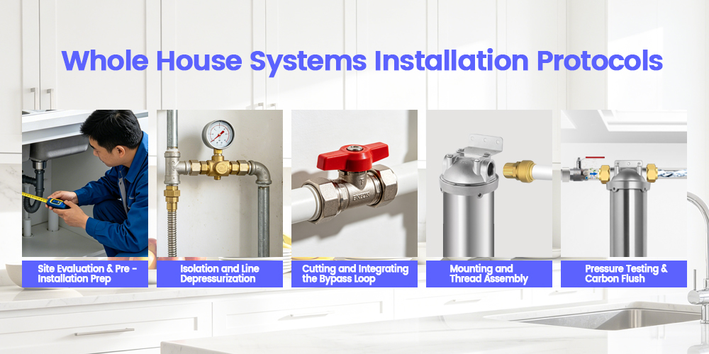 Whole house systems installation protocols