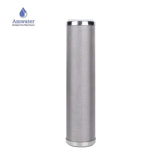 Amwater Reusable Whole House Sediment Water Filter | Wire Mesh Water Filter